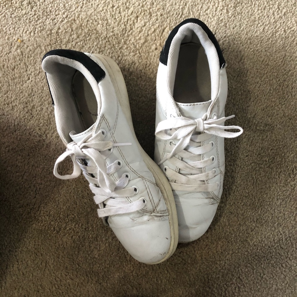 White sneakers